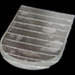 Clearly adjustable heel lift from the rear