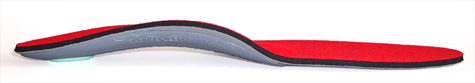Pedag Pro-Active XCO extra cushioning orthotic arch support side view