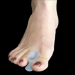 pedifix visco gel toe spacer (toe spreader) between the big toe and the second toe