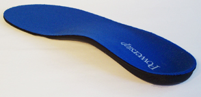 Powerstep Full Length orthotic arch supports  rear view